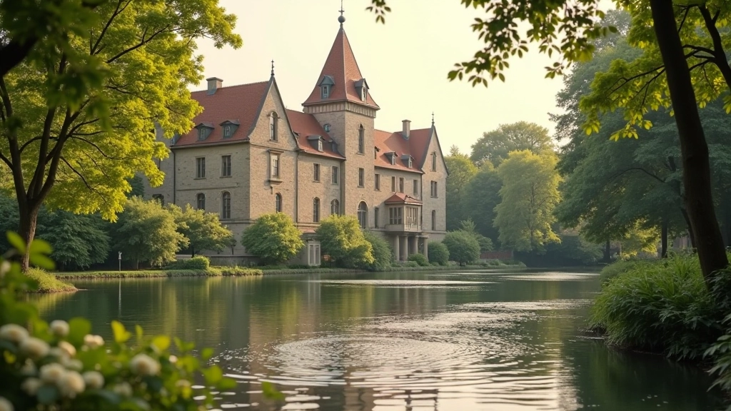 Zlínský zámecký park s historickým zámkem a nádherou přírody